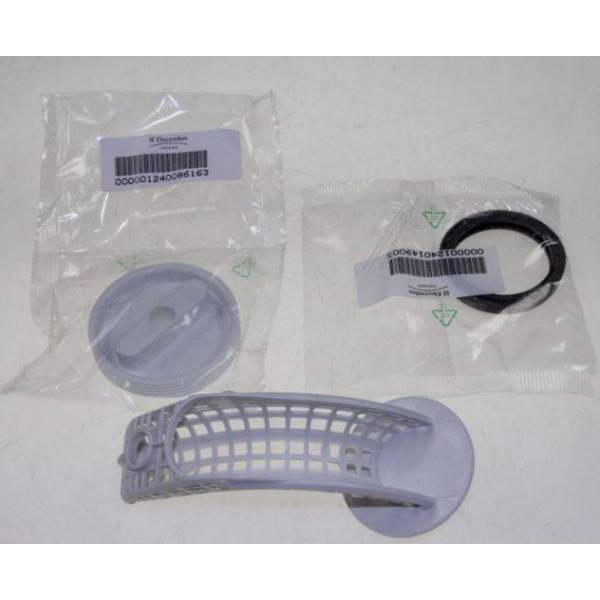 Kit Filtro Guarnizione Tappo Lavatrice Electrolux 50241472005