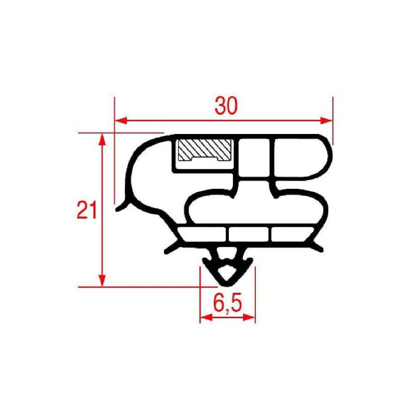 Guarnizione Ad Incastro Porta Frigo Electrolux Professional 4094152