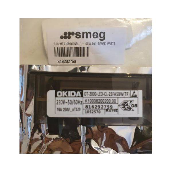 Programmatore Timer Elettronico Invensys Led Forno Smeg 816292759 816291317