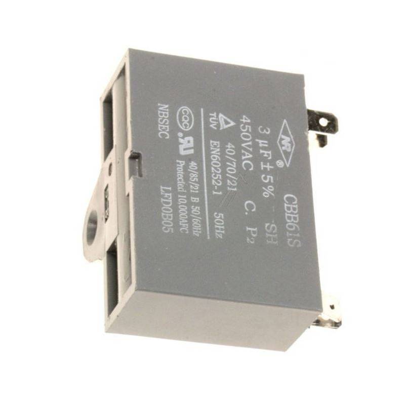 Condensatore CBB611A 3UF/450V Whirlpool C00395616 C00395616   Condensatori