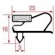Guarnizione Porta Armadio Frigo Ad Incastro 1525X720 Cold Master 5031363