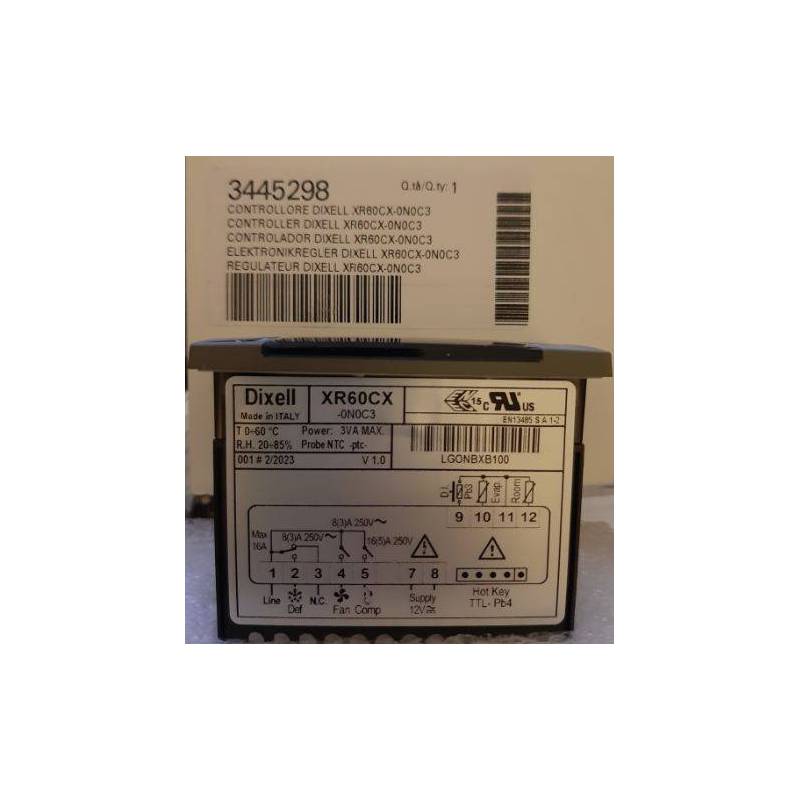 Controllo Elettronico DIXELL XR60CX-0N0C3 Frigo TN e BT 3445298