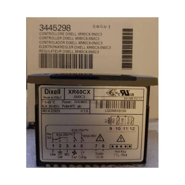 Controllo Elettronico DIXELL XR60CX-0N0C3 Frigo TN e BT 3445298