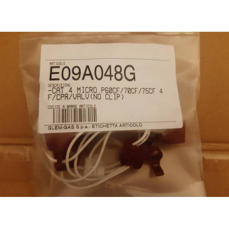 Catenaria 4 Fuochi Piano Cottura Glem Gas M54E09A048G