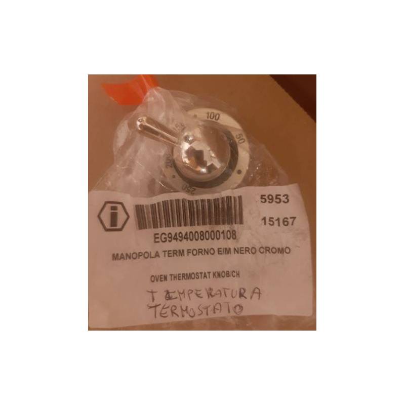 Manopola Termostato Forno M Nero-Cro Ilve EG9494008000108