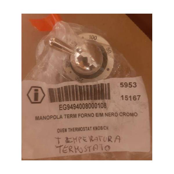 Manopola Termostato Forno M Nero-Cro Ilve EG9494008000108