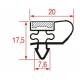 Guarnizione Ad Incastro Porta Frigo 1390X595MM