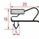 Guarnizione Porta Frigo Ad Incastro 1686x537MM Iarp 5028872