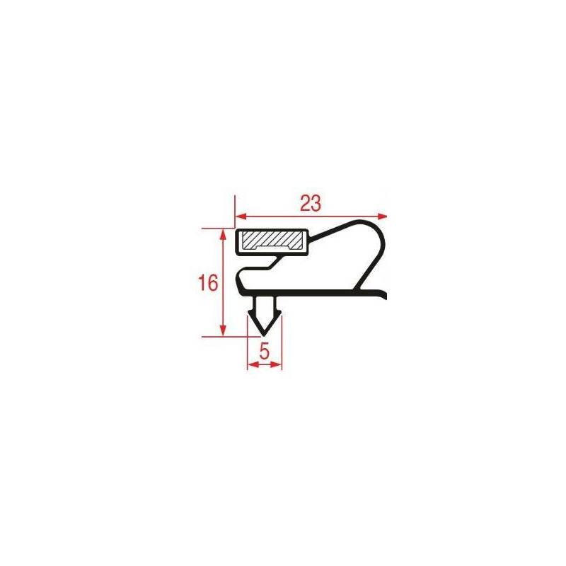 Guarnizione Porta Frigo Ad Incastro 1686x537MM Iarp 5028872
