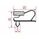 Guarnizione Porta Frigo Ad Incastro 1680x530MM Iarp 5175709