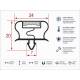 Guarnizione Porta Frigo Ad Incastro 1500X650 Frigo 5124538