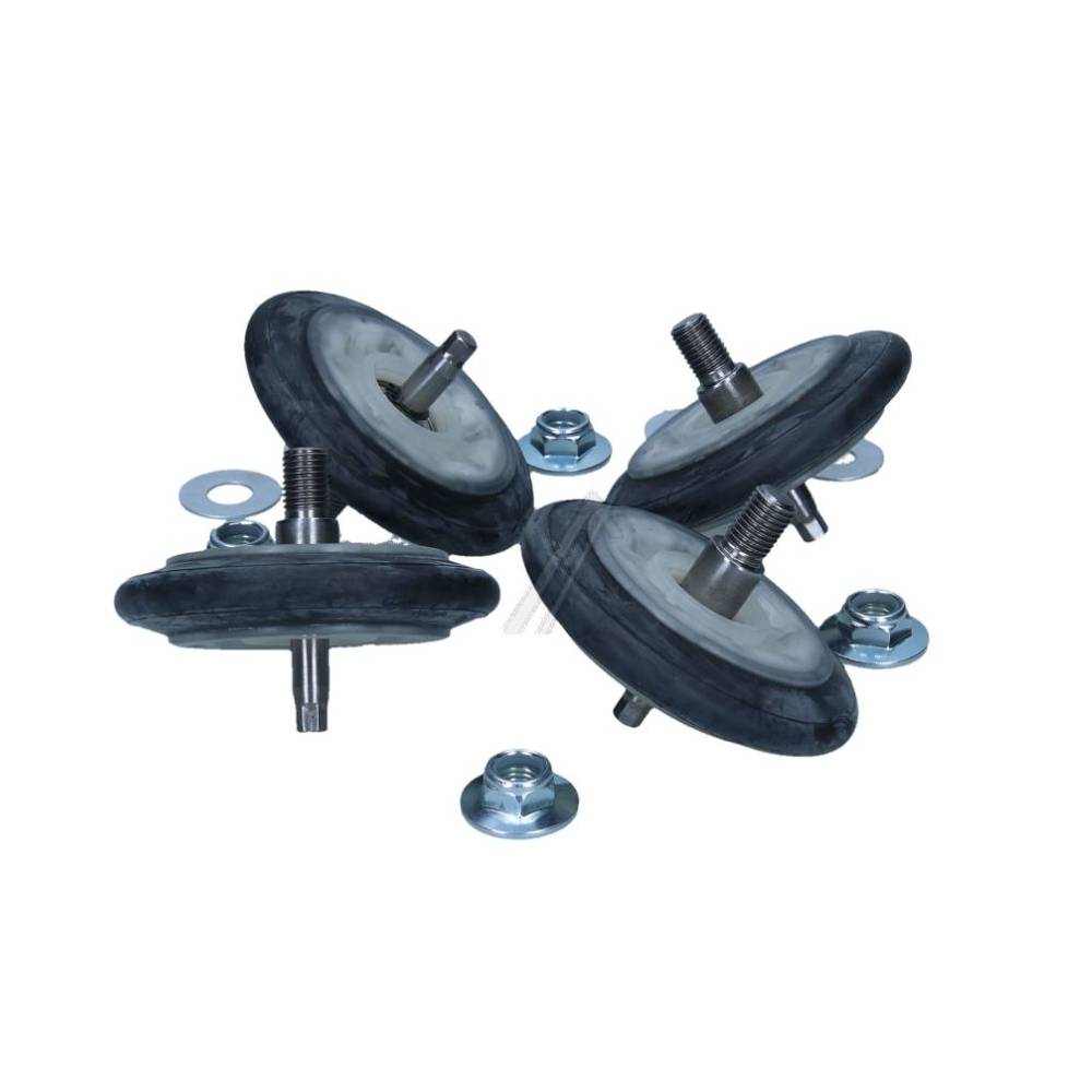 Kit 4 Ruote Rullo Completo Di Perno  Asciugatrice LG 4581EL2002L