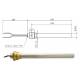 Candeletta Resistenza Accenzione 250W Stufa a Pellet 14701002