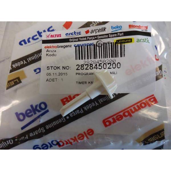 Perno Manopola Scheda Timer Arcelik Beko2828450200