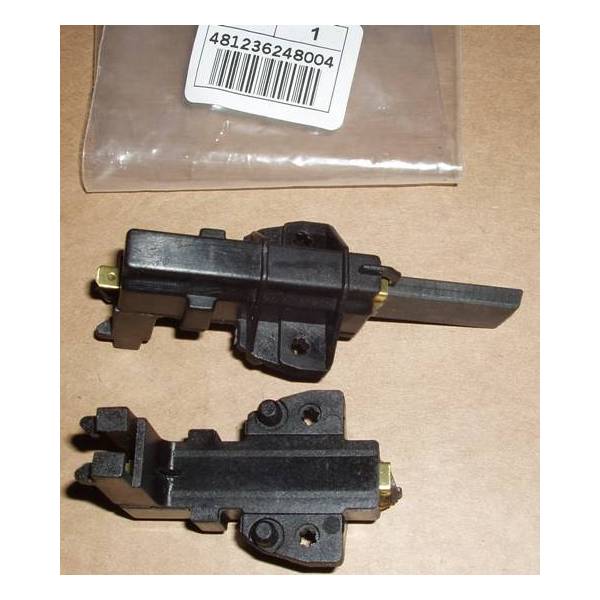 Spazzole Motore 13,5X4,9X34 mm Faston 4,8mm Whirlpool 481236248004