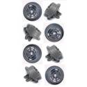 Kit Ruote Inferiore Cestello WWD13 Wega White 42052035