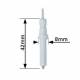 Candeletta Tripla Corona Piano cottura Smeg 810930091