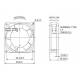 Ventilatore Assiale 82X82X38MM Per Stufa a Pellet 18W 28FR500
