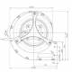Ventilatore Centrifugo TriIal CAD12R Per Stufa a Pellet 14706080