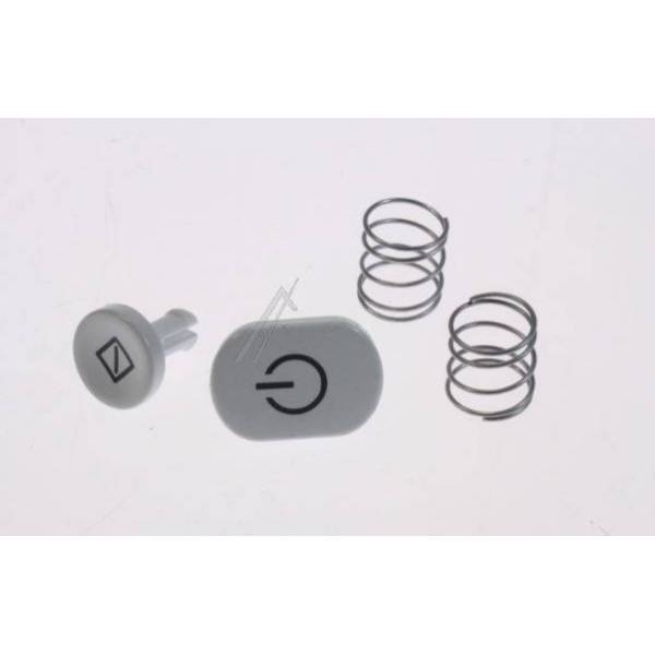 Tasti Bianchi ON-OFF Lavatrice Whirlpool C00110116 Originale