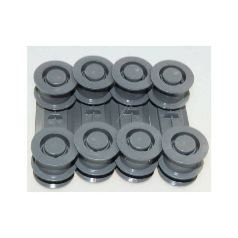 Kit Supporto Ruote Grigio Scuro Lavastoviglie Lavastoviglie Electrolux 50299970009 