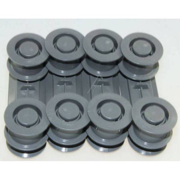 Kit Supporto Ruote Grigio Scuro Lavastoviglie Lavastoviglie Electrolux 50299970009 