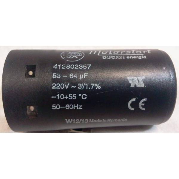 Condensatore 53/64MF 250V 60HZ Compressore
