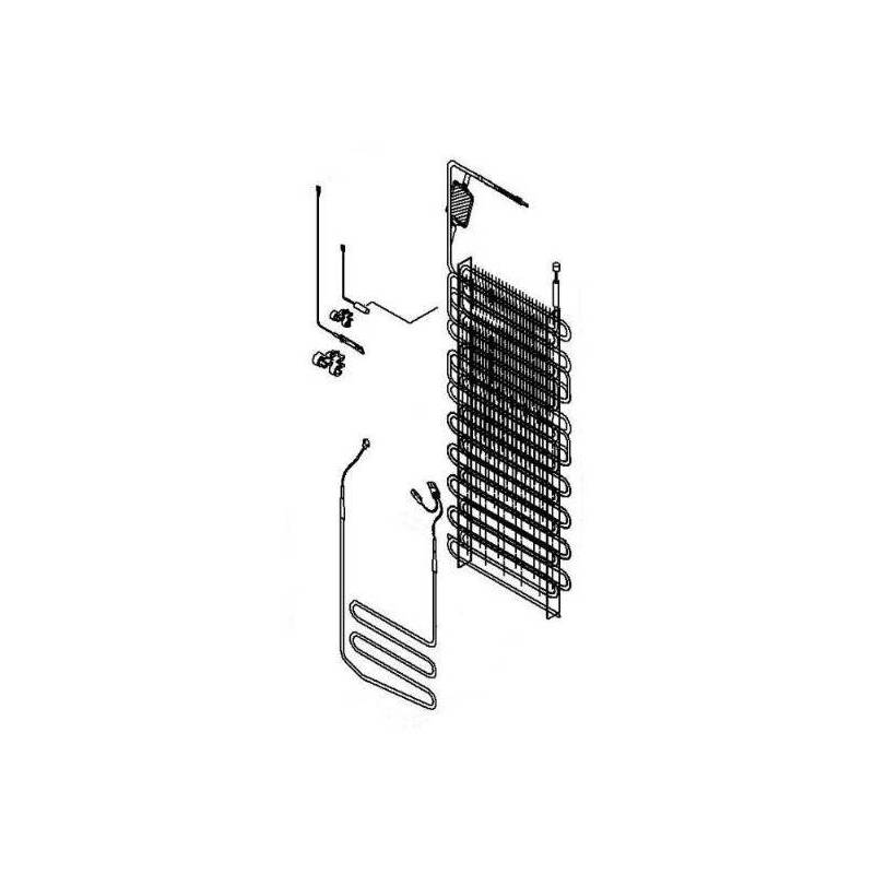 Evaporatore Interno Frigo Bosch Siemens 00243386