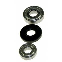 Kit 2 Cuscinetti 6204ZZ+6305ZZ+Anello Tenuta 28X62X10/12