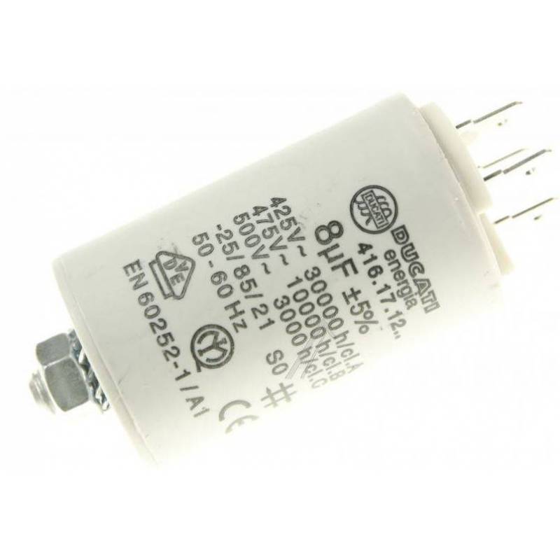 Condensatore 8Mf 450V Universale 00230004
