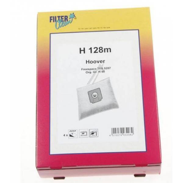 Sacchetto Aspirapolvere In Microfibra Hoover 4 Pezzi
